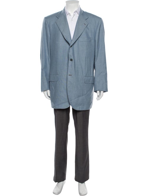 Kiton Cashmere Sport Coat Blue