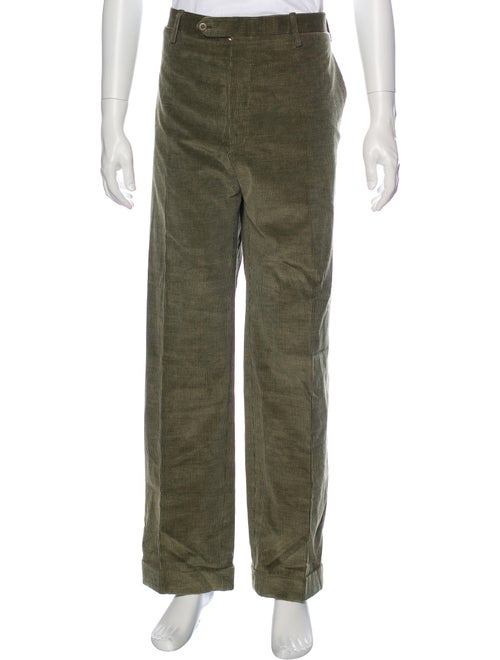 Kiton Corduroy Pants Green