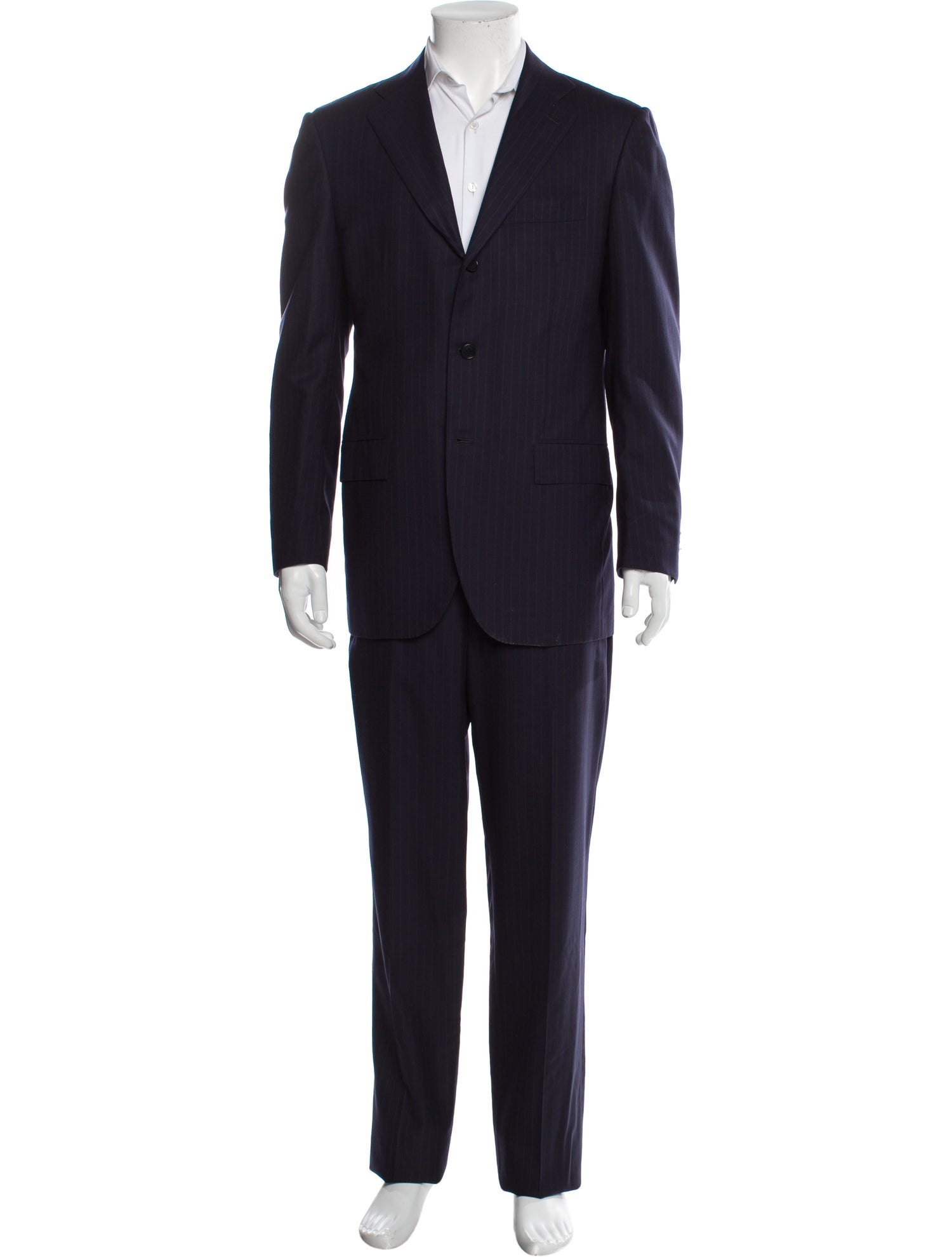 Kiton w/Tags - Blue Suiting, Clothing - KIT43612 | The RealReal