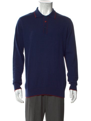 Kiton Sweaters Mock Neck Long Sleeve Polo Sweater Us42, It52 | XL