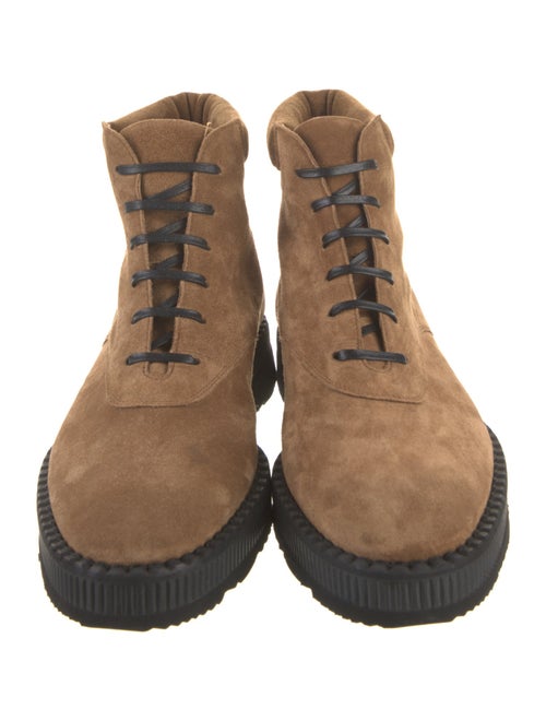 Kiton Suede Lace-Up Boots