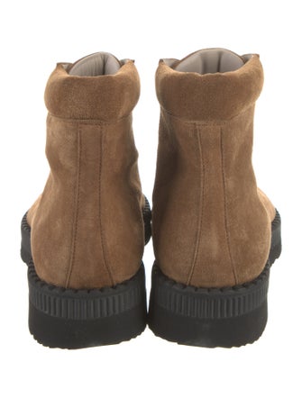 Kiton Suede Lace-Up Boots