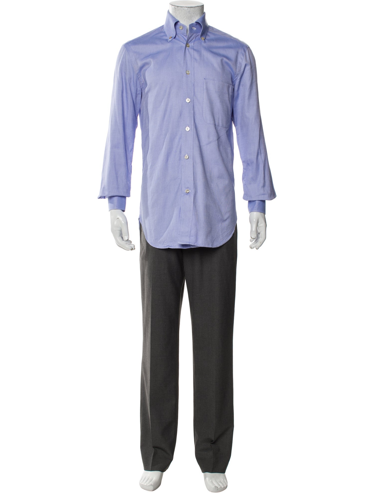 Kiton Long Sleeve Dress Shirt