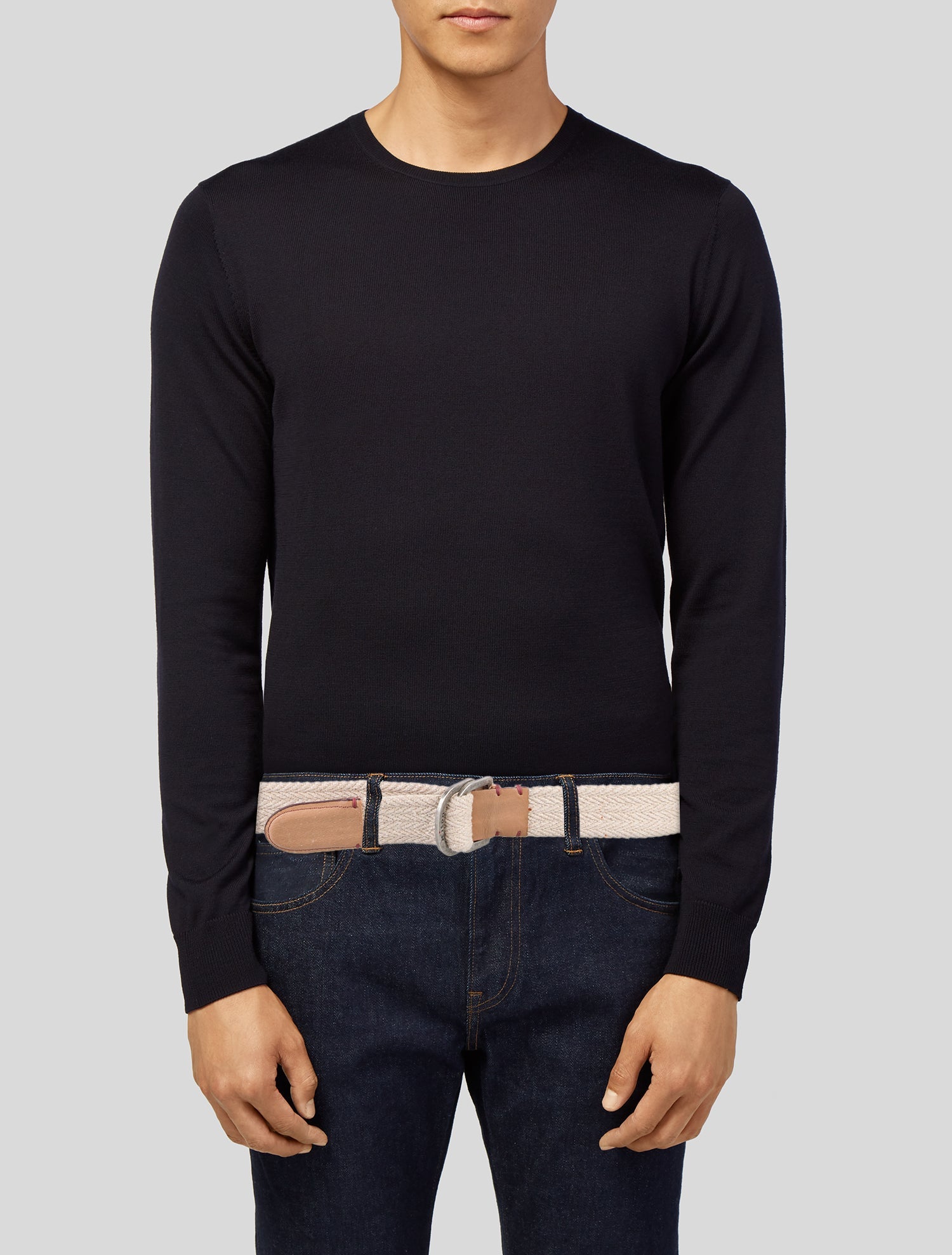Kiton Jute Waist Belt