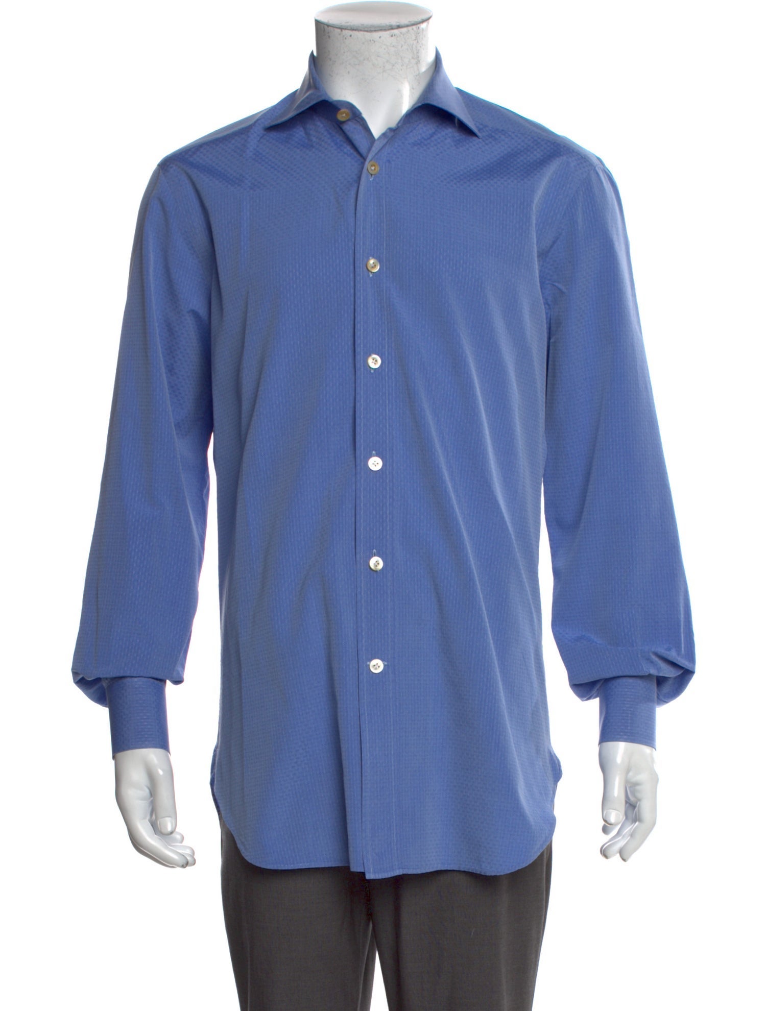 Kiton Long Sleeve Dress Shirt