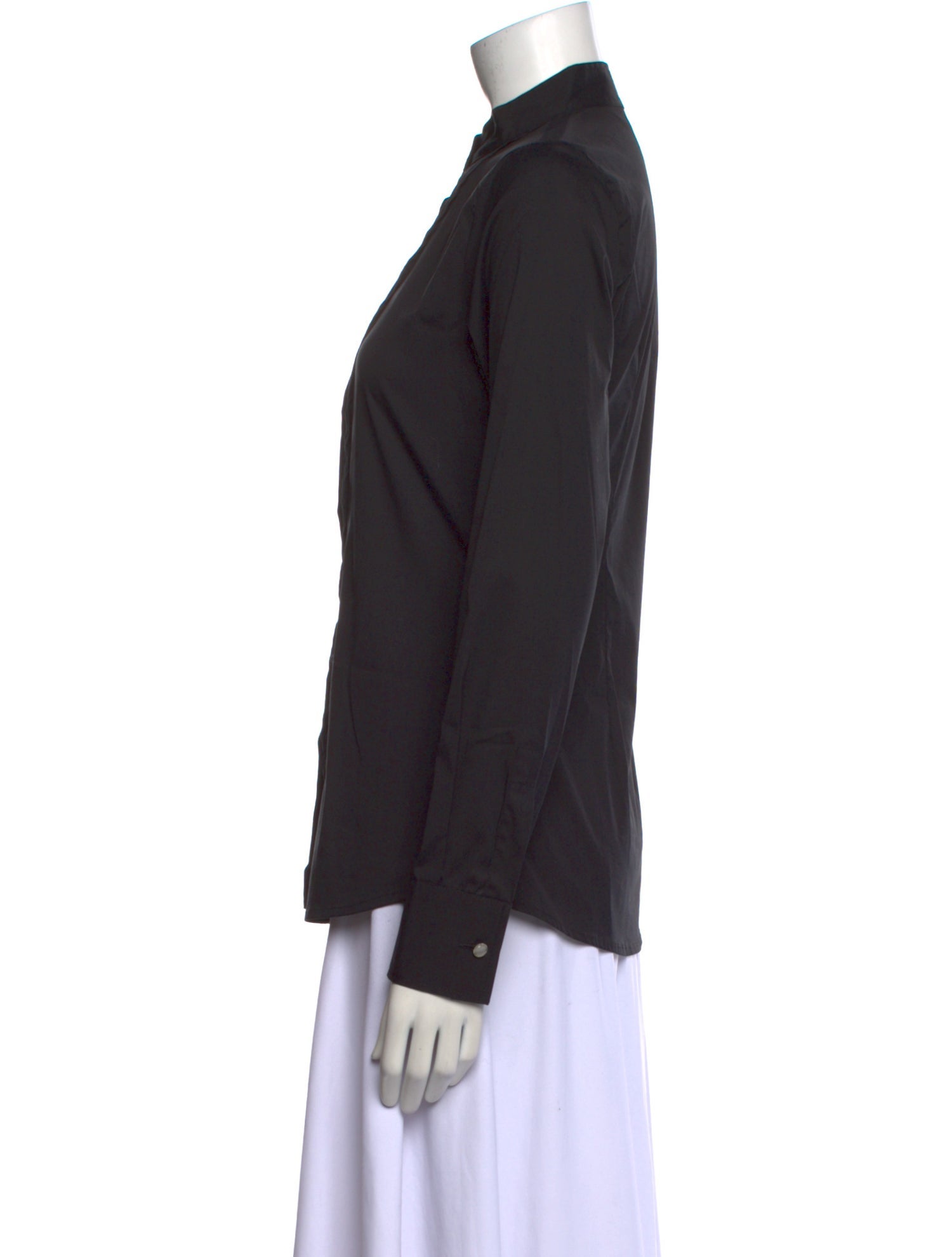 Kiton Long Sleeve Button-Up Top