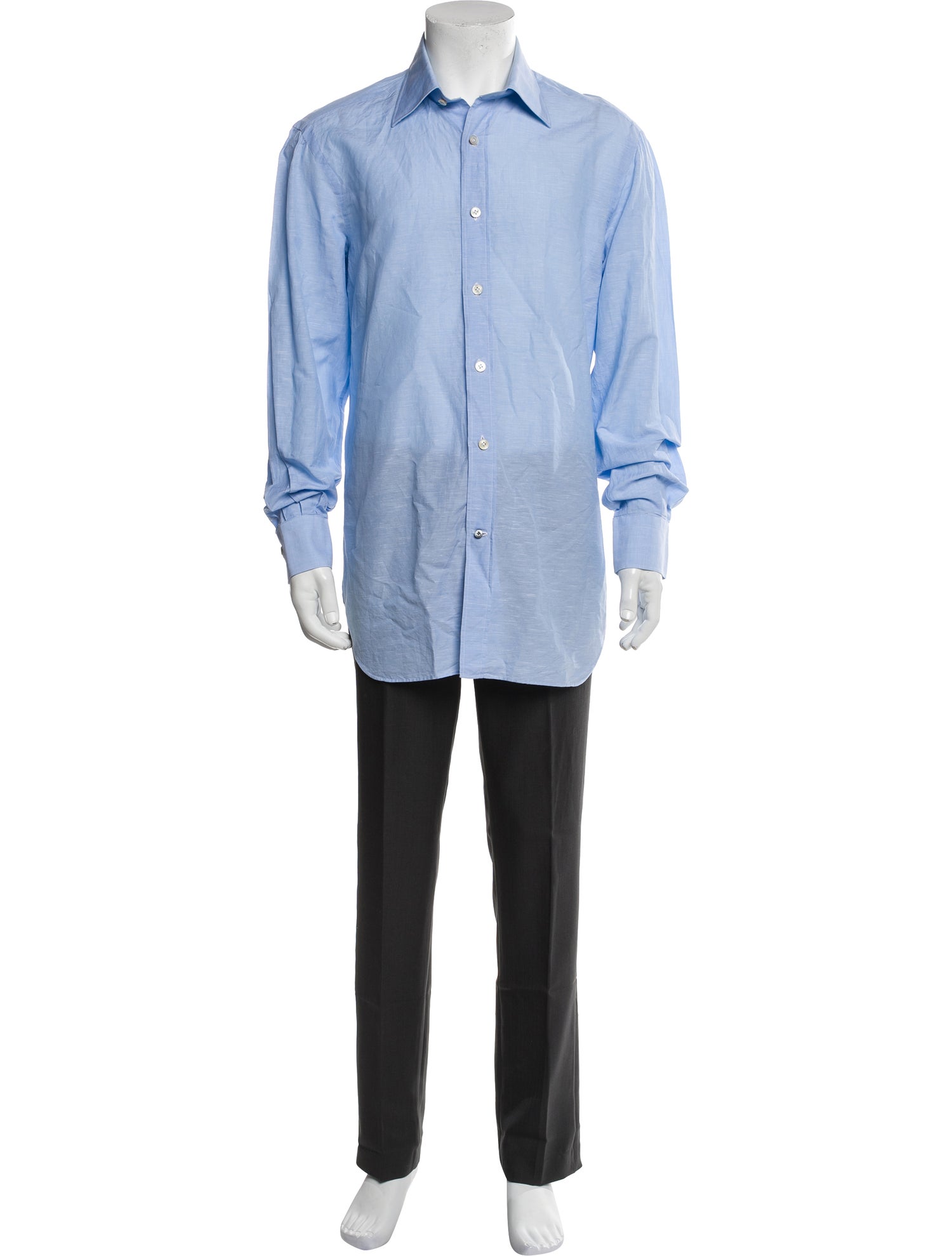 Kiton Long Sleeve Dress Shirt