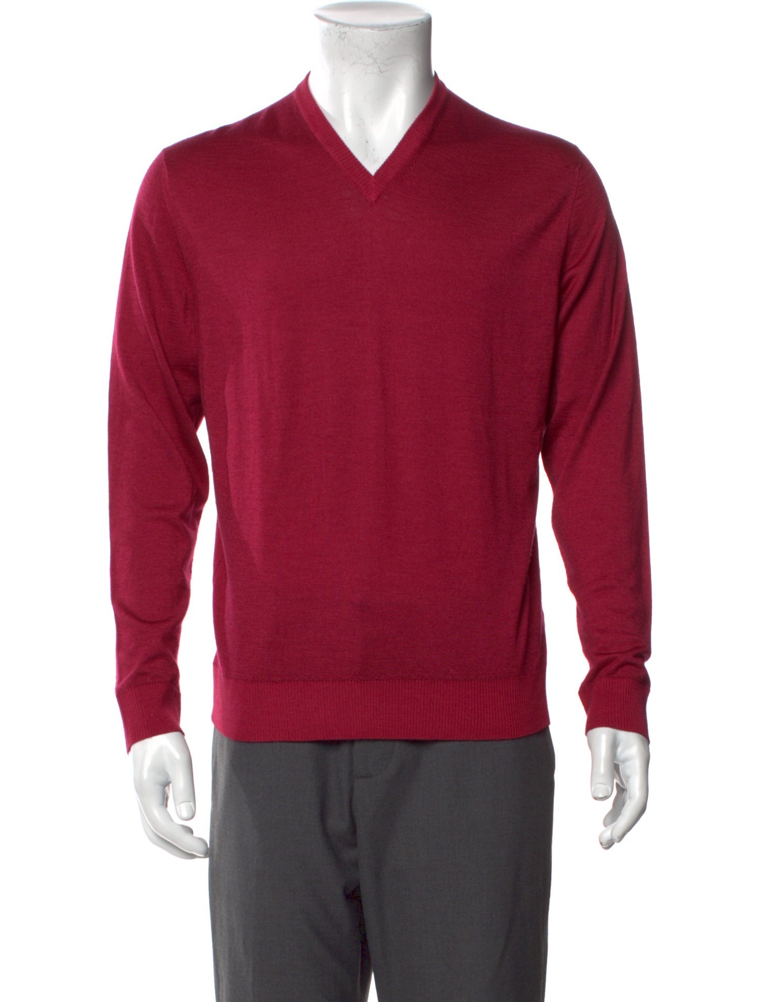 Kiton Wool V-Neck Pullover