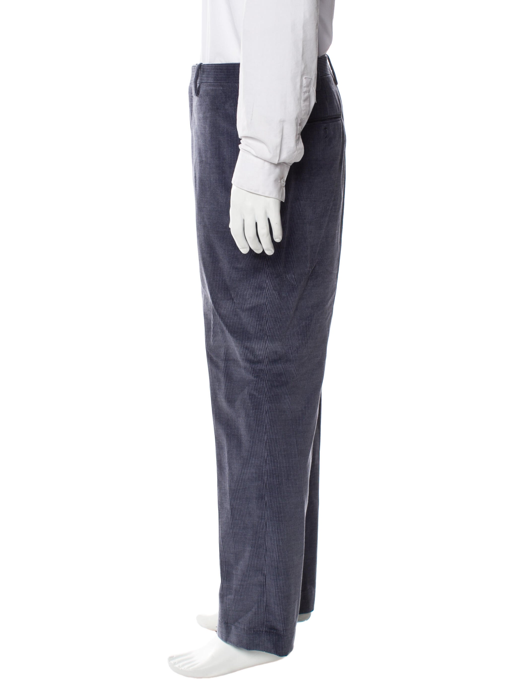 Kiton Striped Corduroy Pants