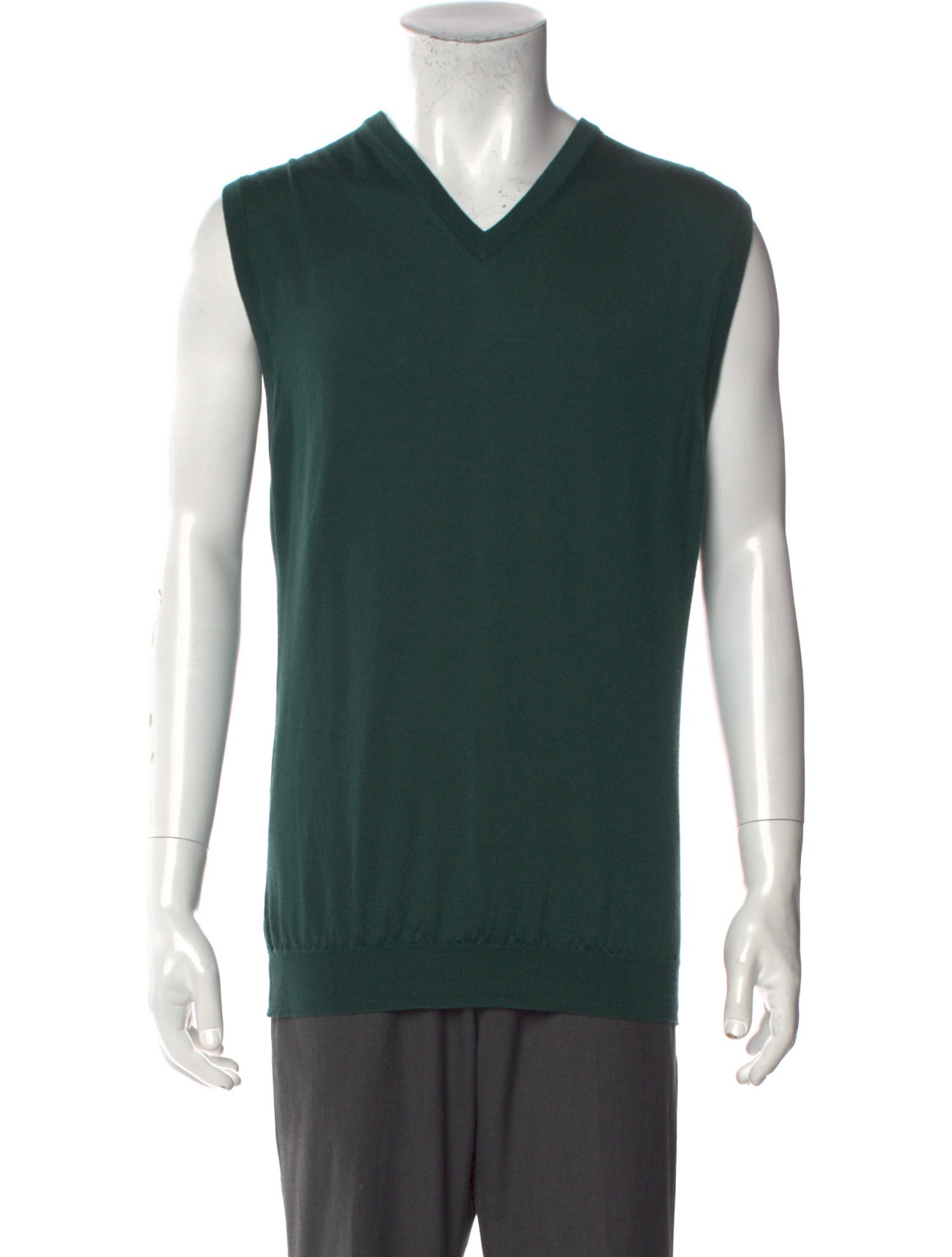 Kiton V-Neck Sleeveless T-Shirt