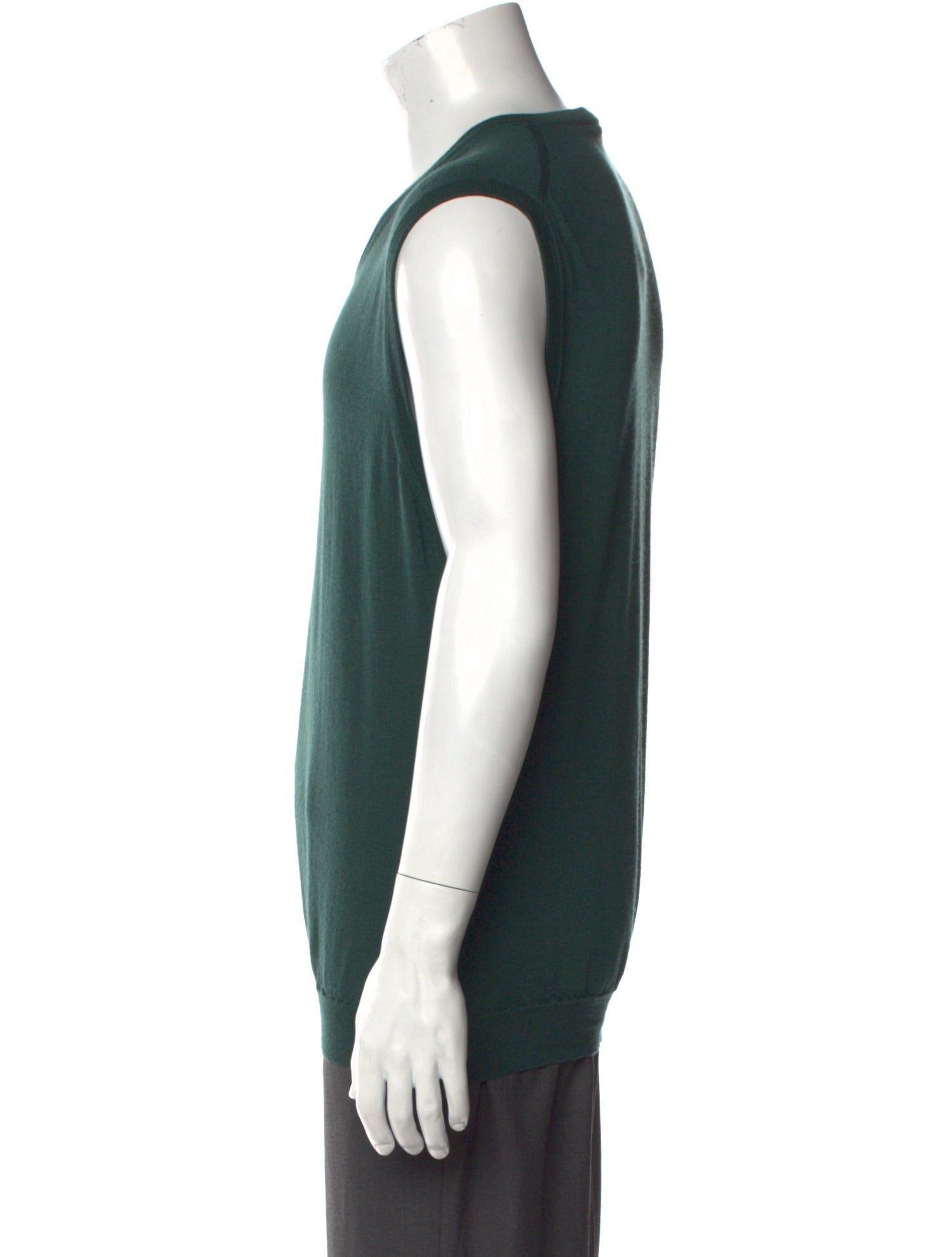 Kiton V-Neck Sleeveless T-Shirt