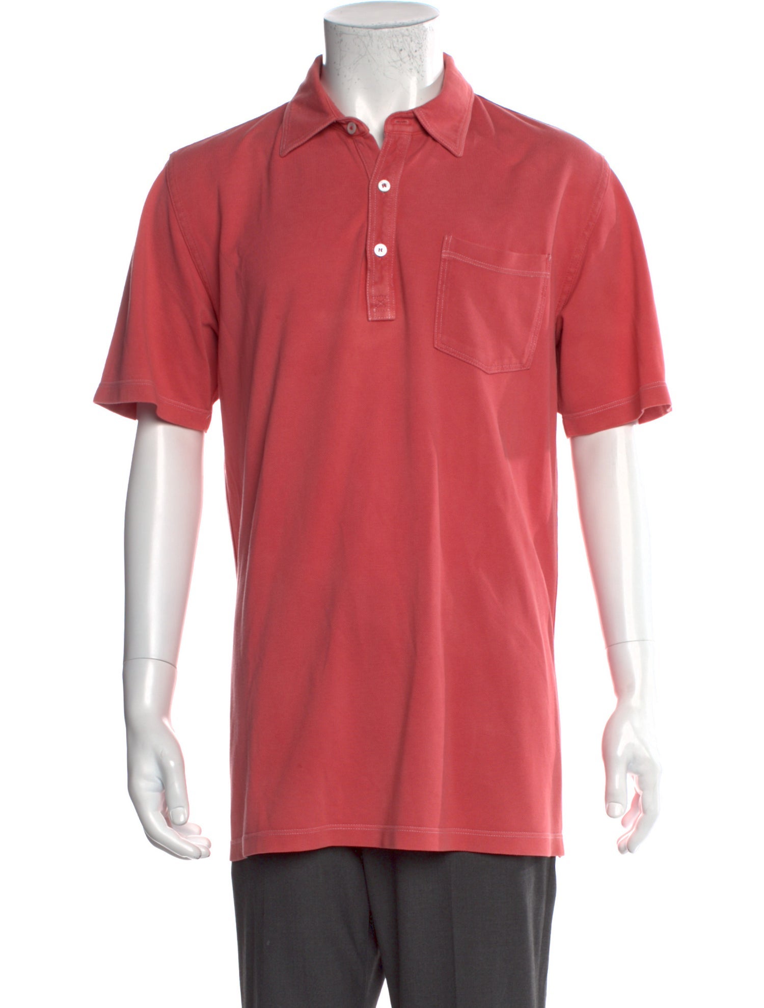 Kiton Collar Short Sleeve Polo Shirt