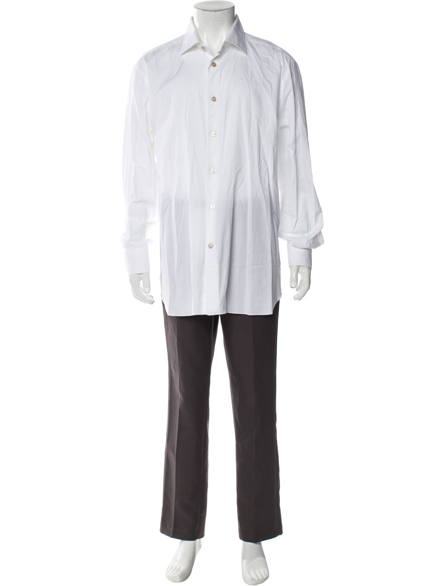 Kiton Long Sleeve Dress Shirt