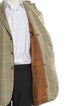 Kiton Linen Plaid Print Blazer