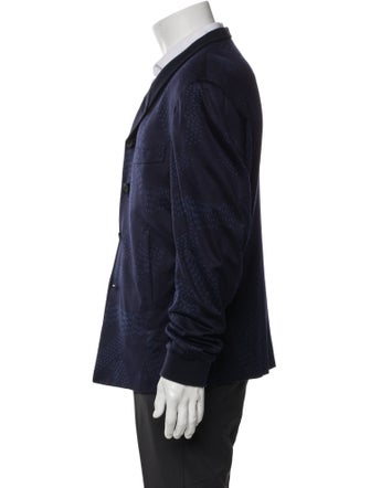 Kiton Wool Printed Blazer
