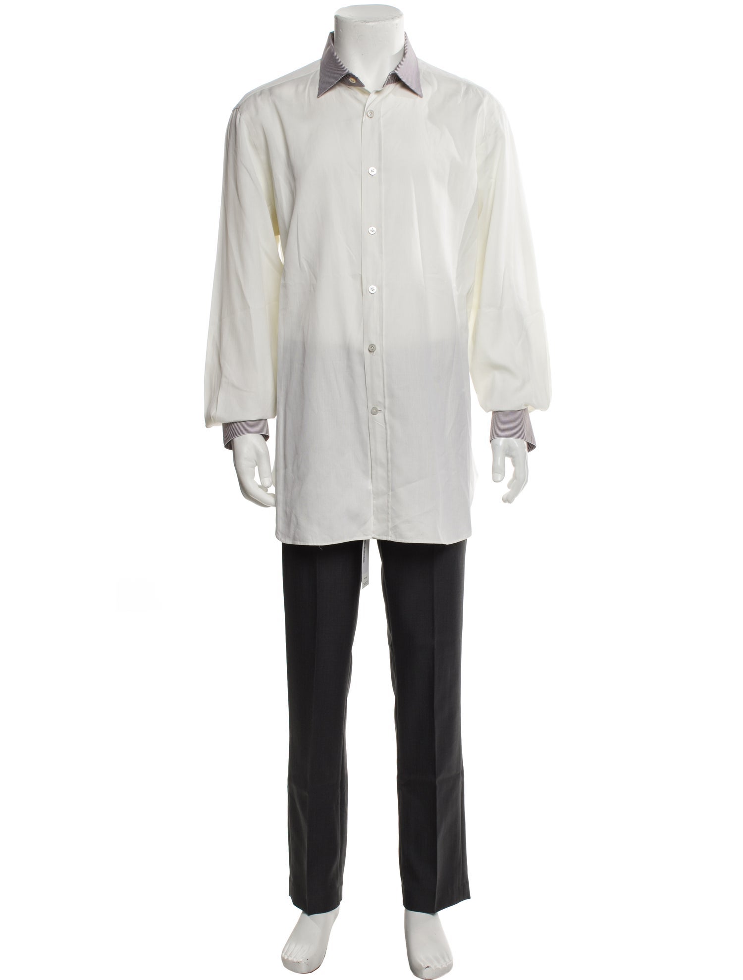 Kiton Long Sleeve Dress Shirt