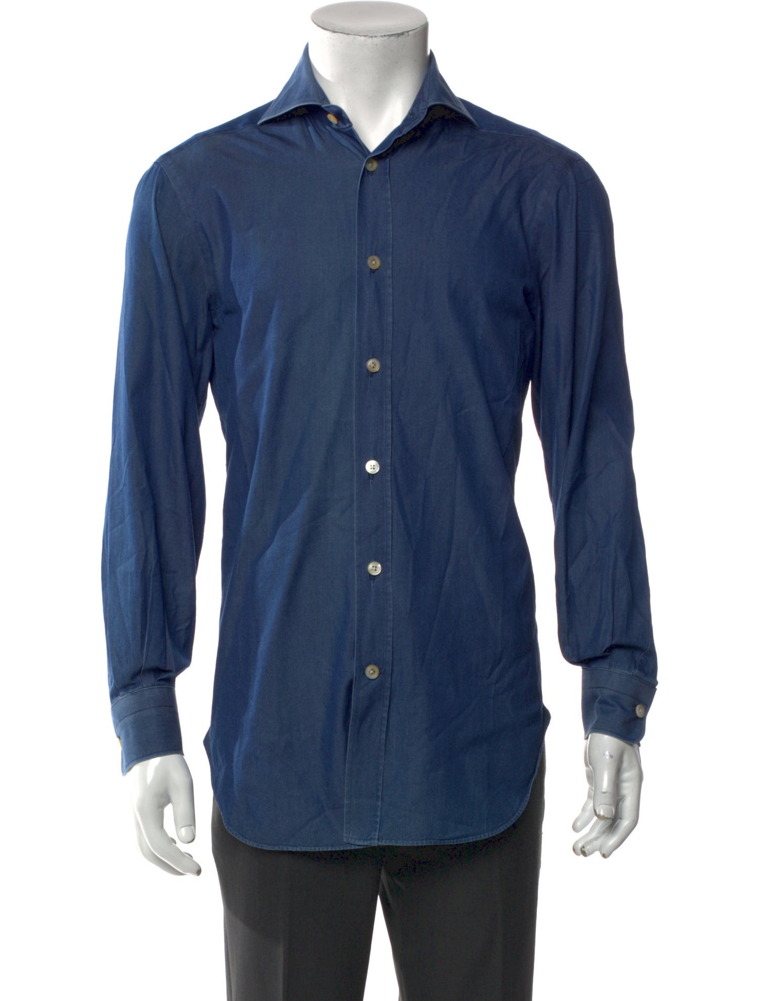 Kiton Long Sleeve Dress Shirt