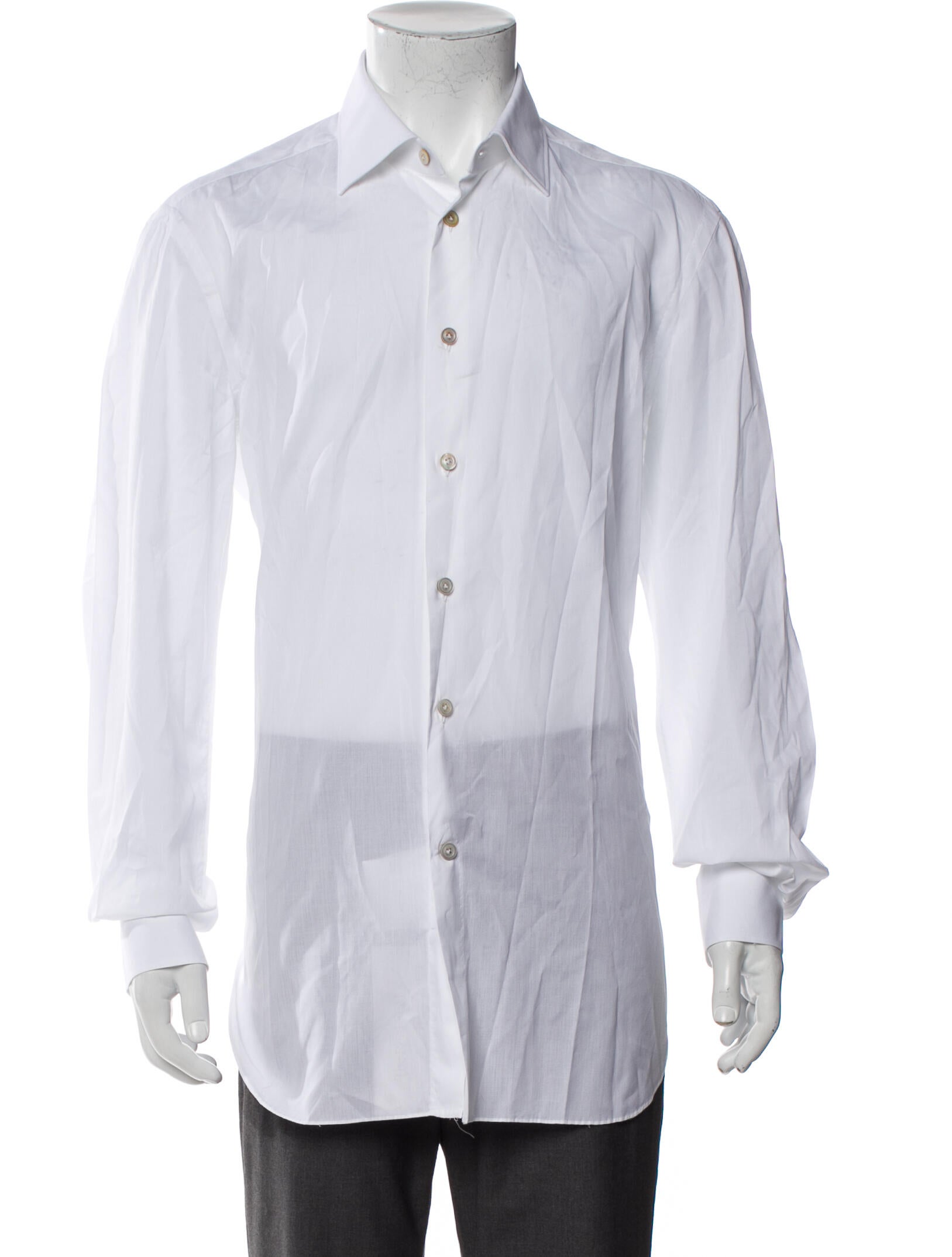 Kiton Long Sleeve Dress Shirt