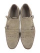 Kiton Suede Monk Straps