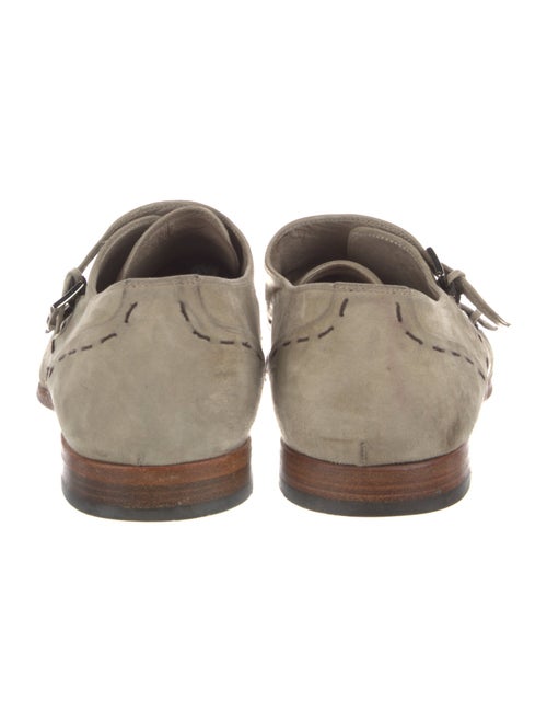 Kiton Suede Monk Straps