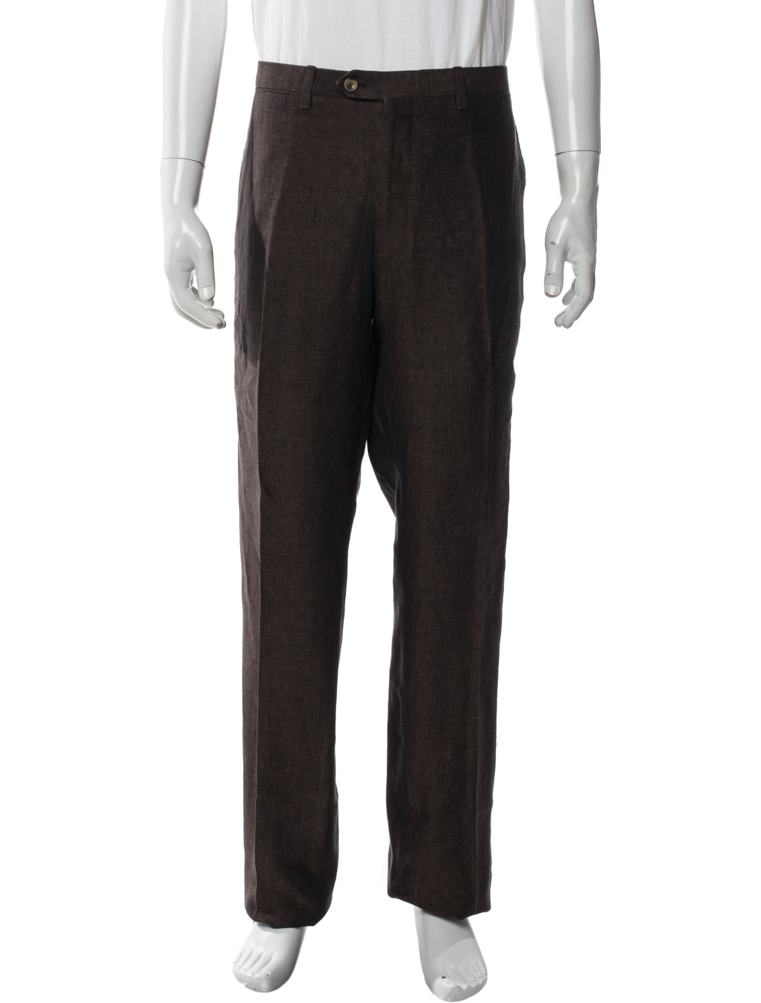 Kiton Linen Dress Pants