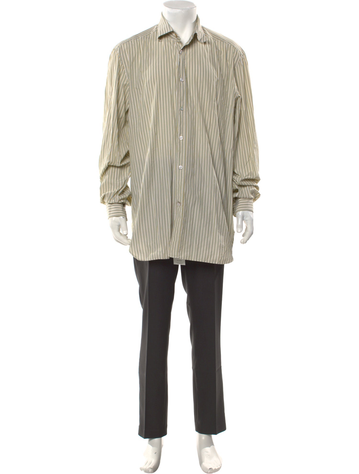 Kiton Striped Long Sleeve Shirt