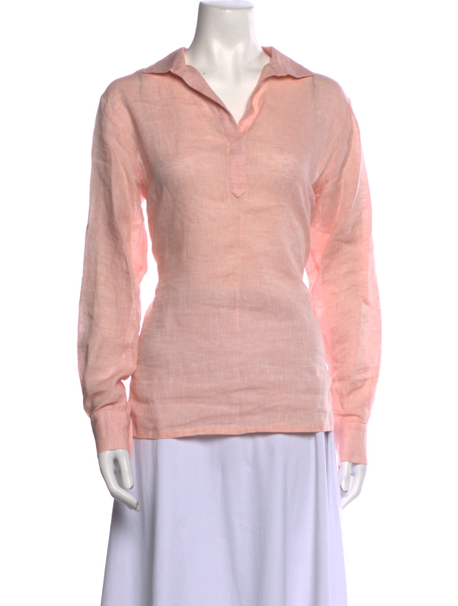 Kiton Linen V-Neck Sweatshirt