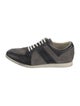 Kiton Suede Colorblock Pattern Sneakers