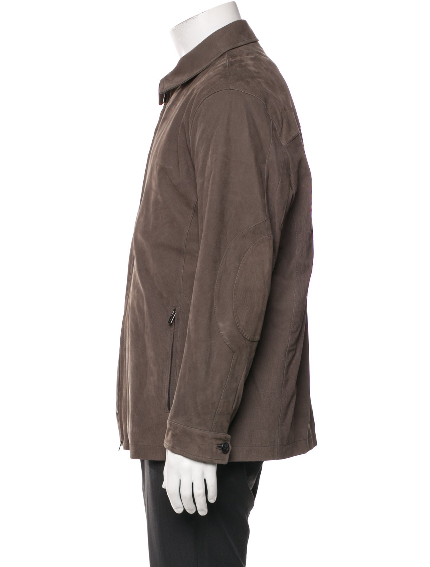Kiton Calfskin Utility Jacket