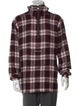 Kiton Cashmere Plaid Print Cardigan