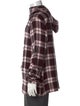 Kiton Cashmere Plaid Print Cardigan