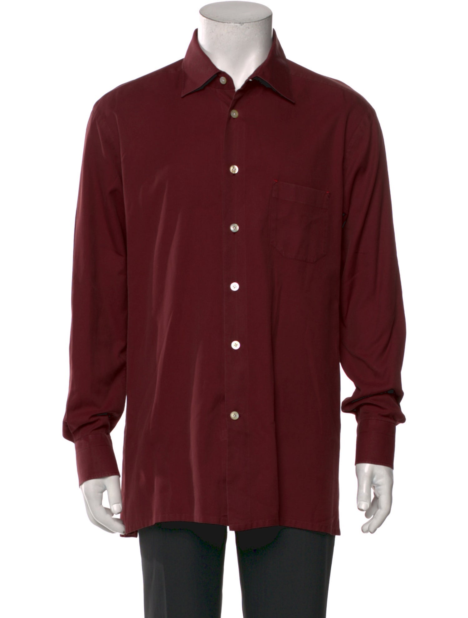 Kiton Long Sleeve Dress Shirt