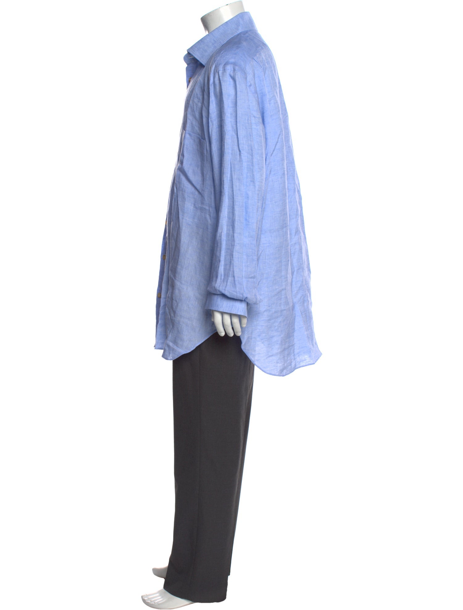 Kiton Striped Long Sleeve Dress Shirt
