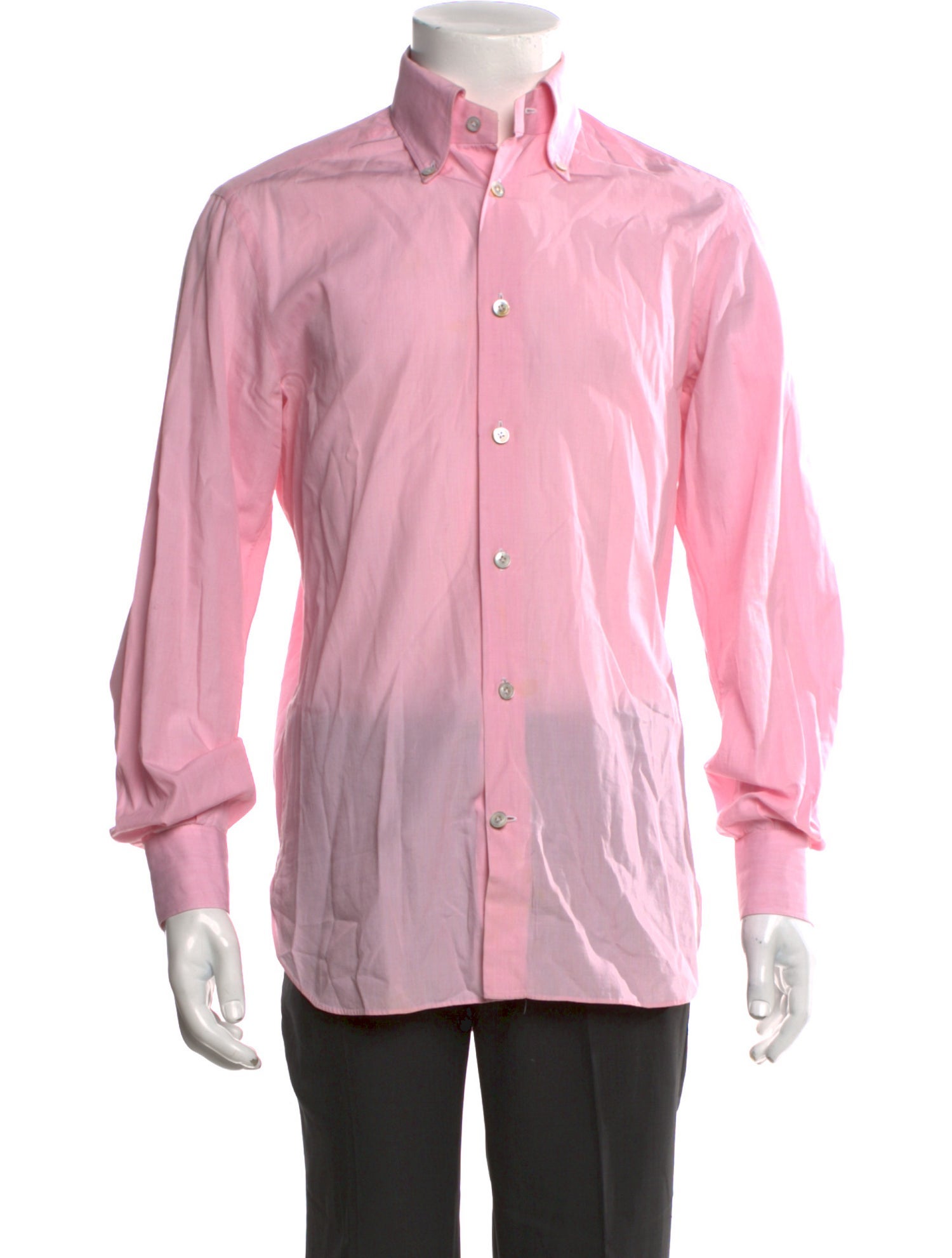 Kiton Long Sleeve Dress Shirt