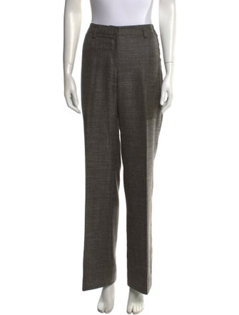 Kiton Virgin Wool Wide Leg Pants