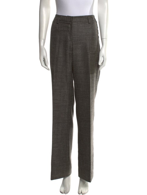 Kiton Virgin Wool Wide Leg Pants