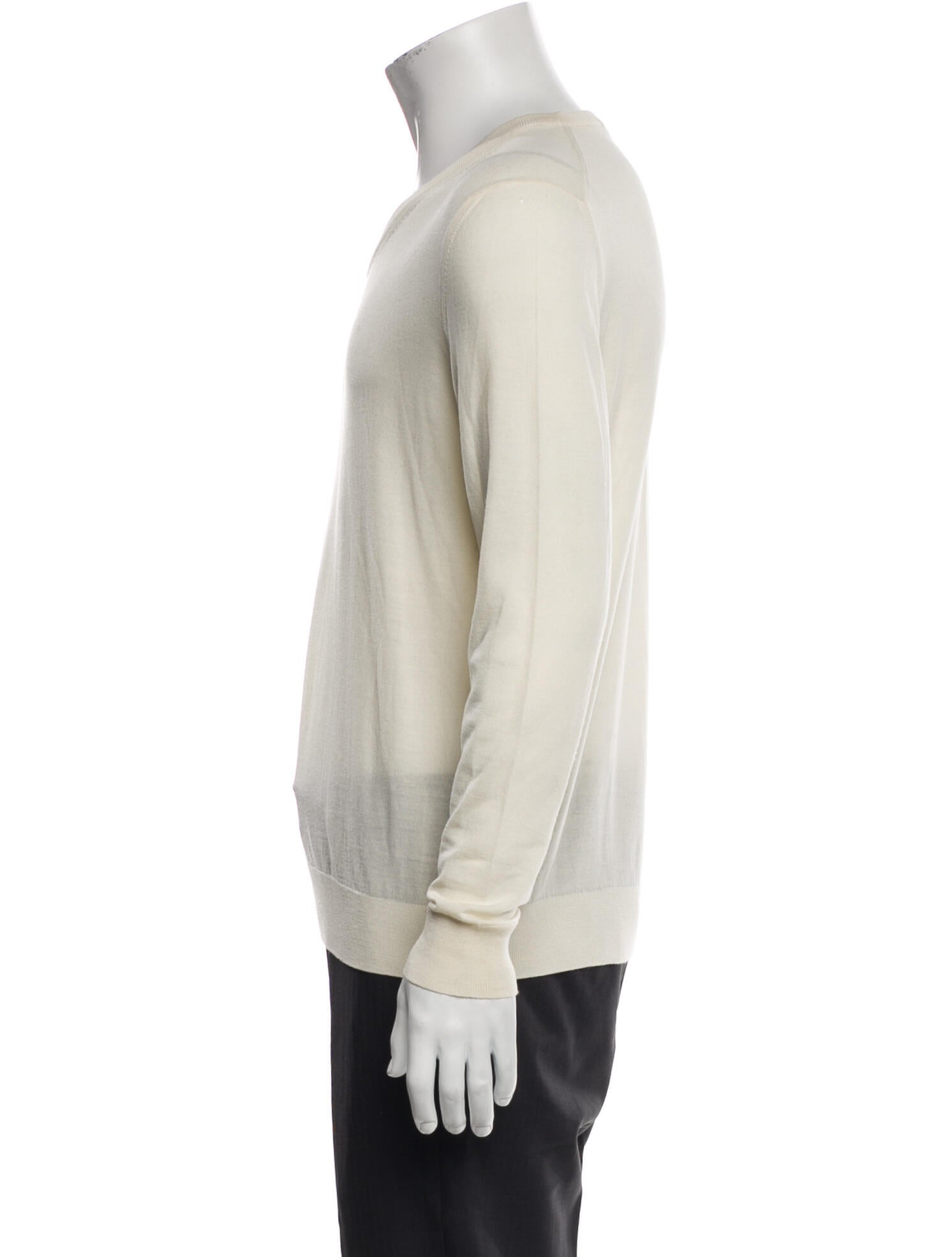 Kiton Wool V-Neck T-Shirt