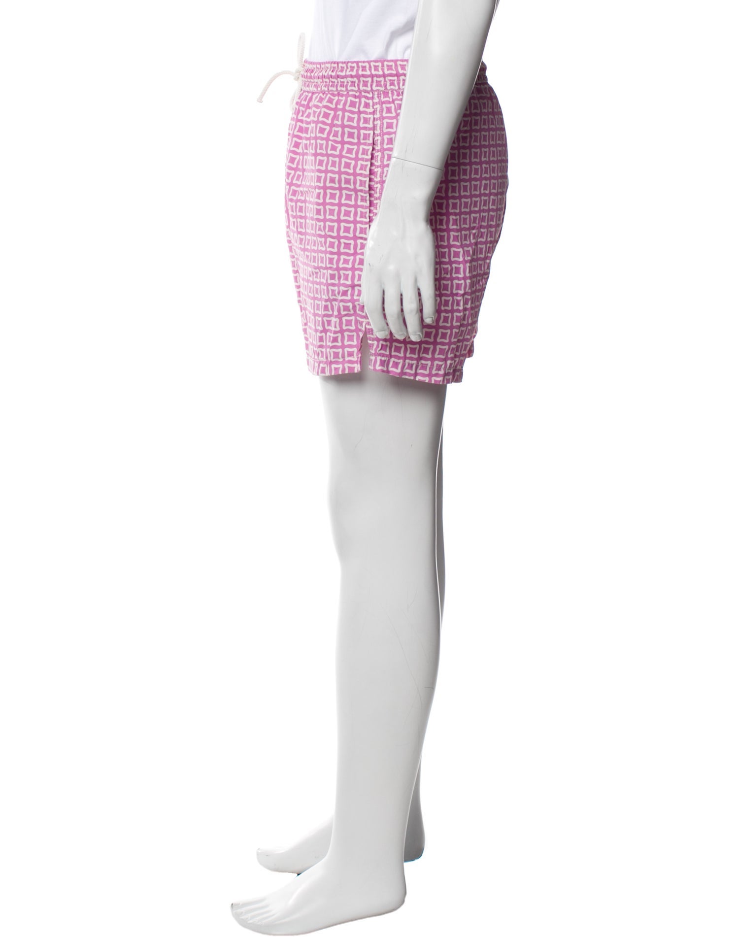 Kiton Plaid Print Swim Trunks