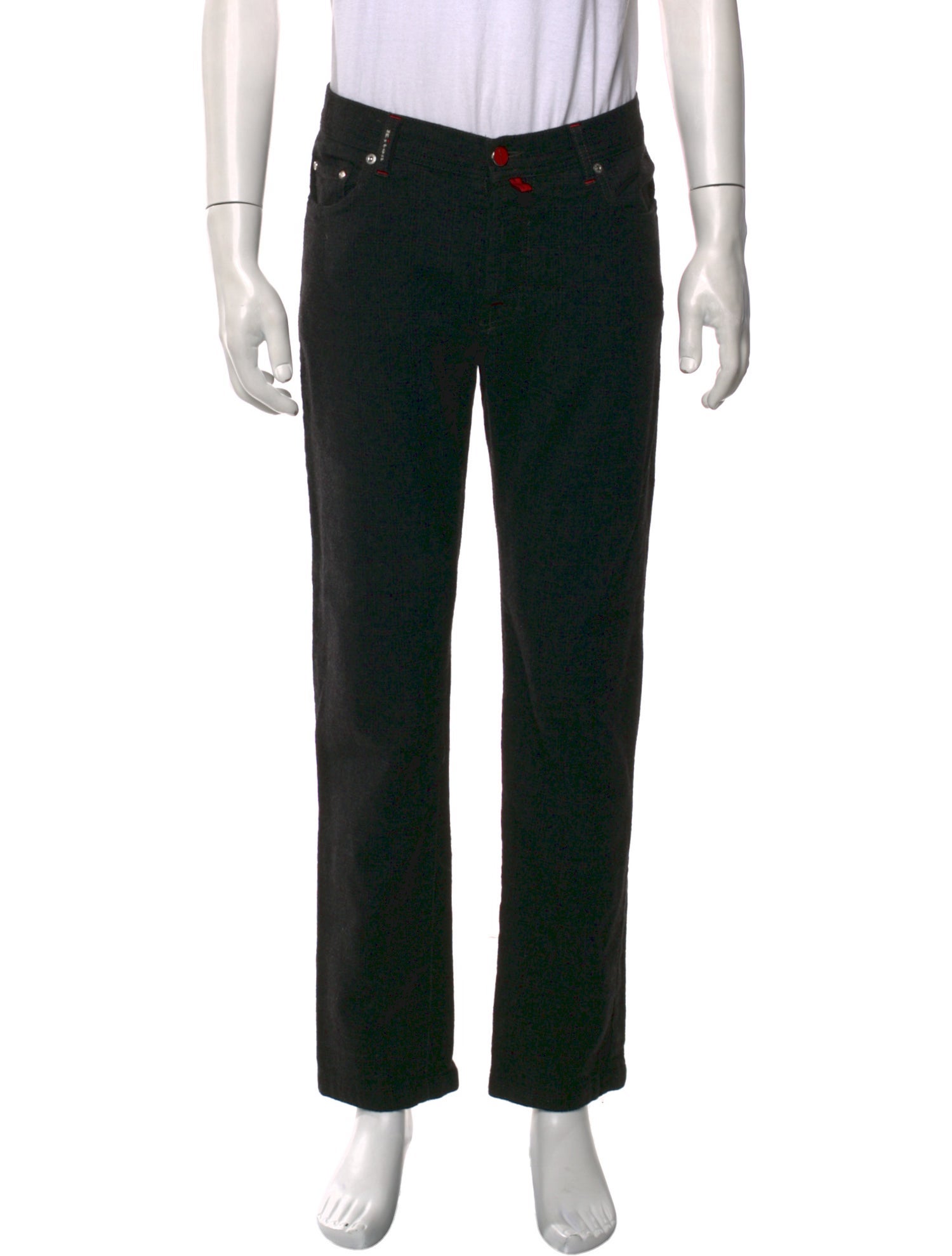 Kiton Wool Corduroy Pants