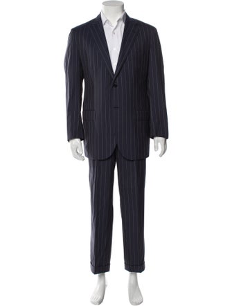 Kiton Wool Striped Two-Piece Suit
