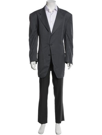 Kiton Wool Three-Piece Blazer