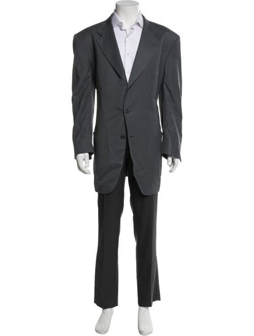 Kiton Wool Three-Piece Blazer