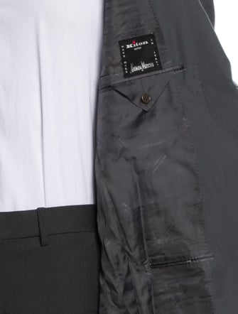 Kiton Wool Three-Piece Blazer