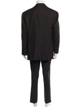 Kiton Wool Striped Blazer