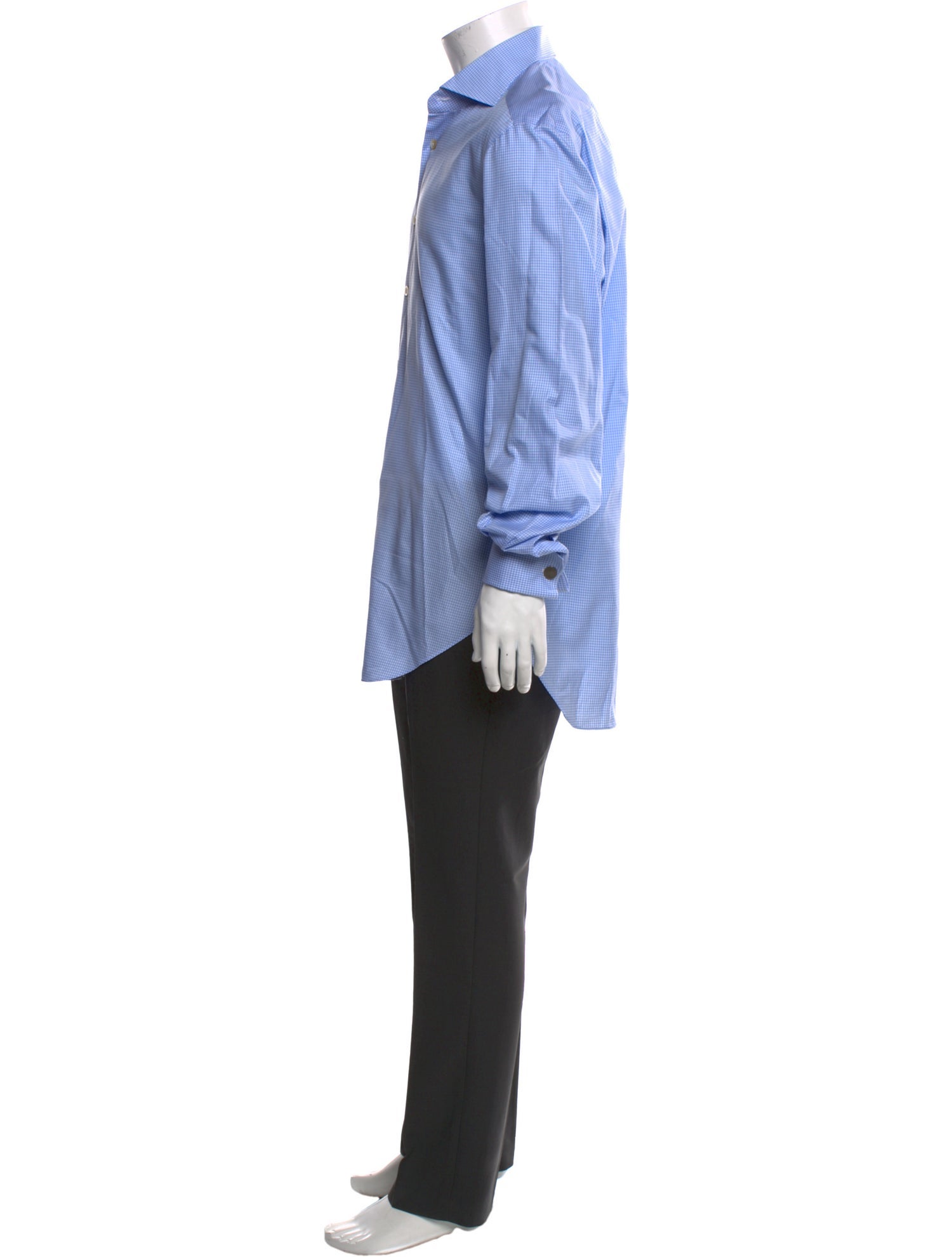 Kiton Striped Long Sleeve Dress Shirt