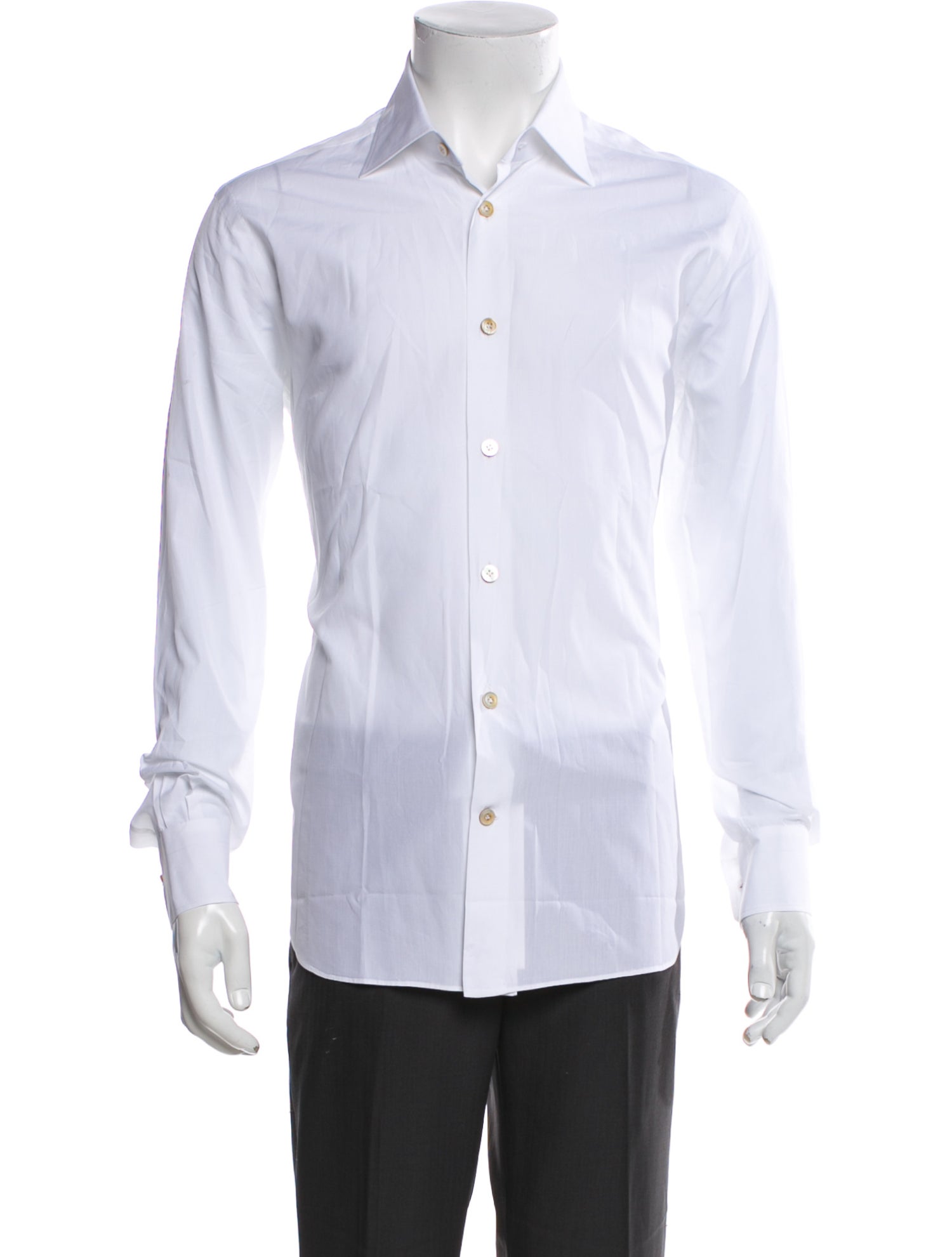 Kiton Long Sleeve Dress Shirt