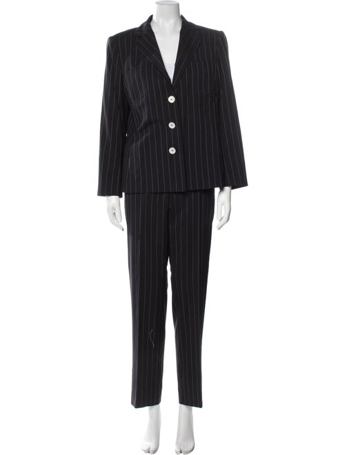 Kiton Wool Striped Pantsuit