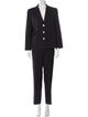 Kiton Wool Striped Pantsuit