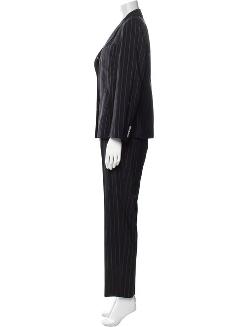 Kiton Wool Striped Pantsuit
