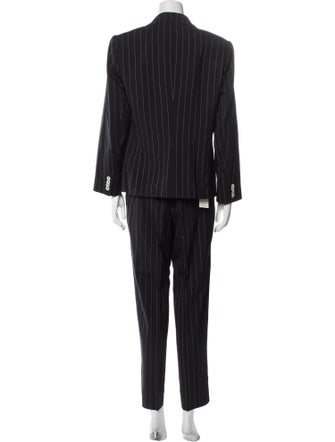 Kiton Wool Striped Pantsuit